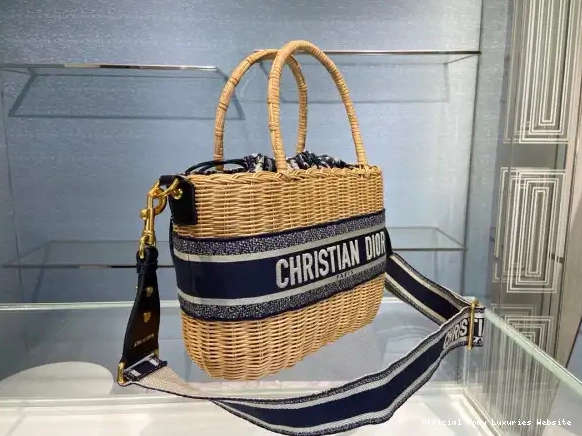 Tony Luxuries WICKER diro BASKET BAG 0517